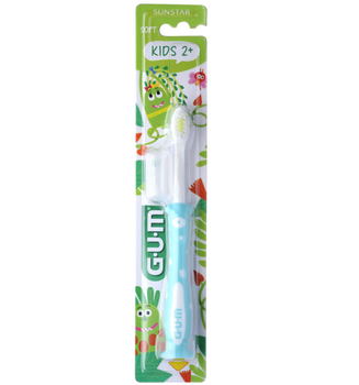Зубная щетка GUM Kids Monster (2+) Голубая