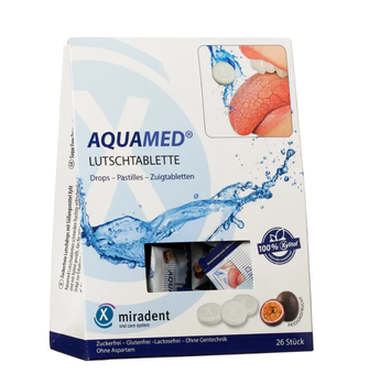 Леденцы с ксилитолом против ксеростомии Miradent Aquamed (26 шт)