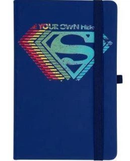 Книга записна Axent Partner DC Superman , 12.5x19.5 см, 96 листів, клітка синя 8618-08-A Axent