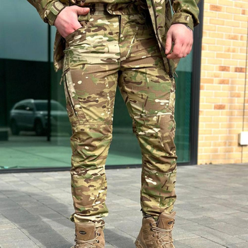 Чоловічі вологозахищені штани з кишенями мультикам розмір XL