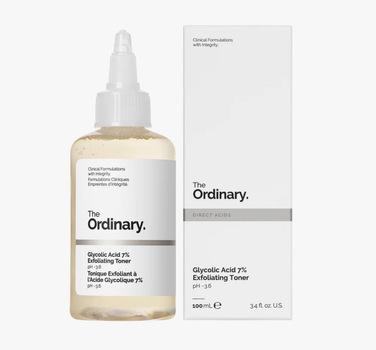 Отшелушивающий тоник The Ordinary - Glycolic Acid 7% Exfoliating Toner с 7% гликолевой кислотой - 240ml (0034)