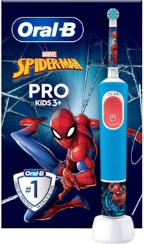 Електрична зубна щітка Oral-b Braun Vitality Pro Kids 3+ Spider-Man (8006540772768)