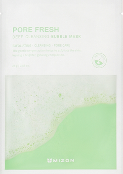 Тканинна маска для обличчя Mizon Pore Fresh Deep Cleansing Bubble 25 г (8809663754198)