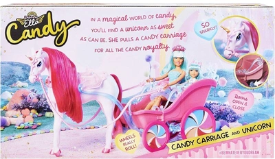 Zestaw do gry MGA Entertainment Dream Ella Candy Carriage Karoca i jednorożec 51 cm Pink (35051583318)