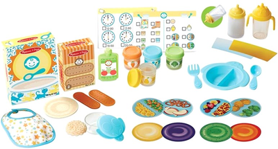 Набір для годування ляльки Melissa & Doug Mine to Love 24 шт Multicolor (772417082)