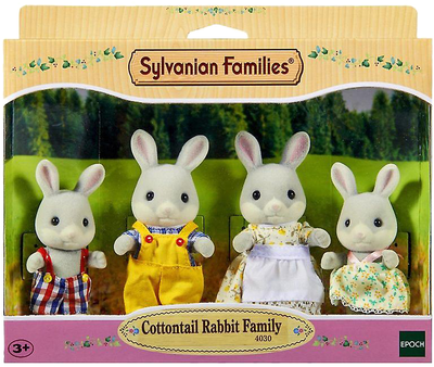 Zestaw figurek Epoch Sylvanian Families Rodzina szarych królików 4 szt (5054131040300)