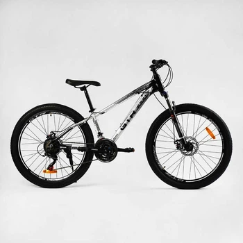 Велосипед Спортивный Corso «GTR-3000» 26" дюймов GT-26850 рама алюминиевая 13", оборудование Shimano 21
