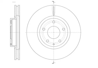 Тормозной диск передний Mazda 6/CX-5 2.0-2.5 12-17 (297x28), WOKING (D6152010)
