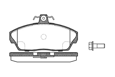 Колодки передні гальмівні 1.8-2.5 LAND ROVER 98-06, WOKING (P237310)