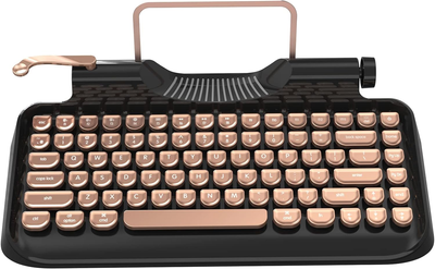 Бездротова клавіатура KnewKey Rymek Classic Blue Switch Чорна (UKR)