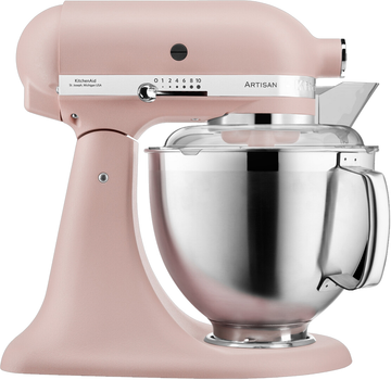 Кухонна машина KitchenAid Artisan 5KSM185PSEFT з відкидним блоком, колір пряний рожевий