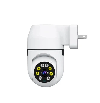 IP камера-розетка Verto VRT-Q22S FHD 3MP с поддержкой WIFI с дневной и ночной съемкой Белая
