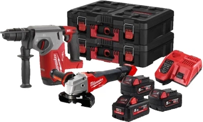 Набір акумуляторних інструментів Milwaukee M18 FPP2AY-553P Packout (4933481019)