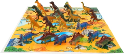 Набор фигурок HS Динозавры с ковриком 20 шт (5907700637329)