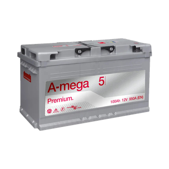 Аккумулятор авто Мегатекс A-mega Premium (M5) 6СТ-100-А3 (прав) ТХП 950