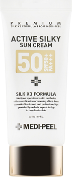 Сонцезахисний крем Medi-Peel Active Silky Sun Cream SPF50+/PA+++ 50 мл (8809409341545)