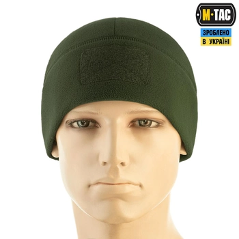 M-Tac шапка Watch Cap Elite фліс (320г/м2) з липучкою Army Olive M