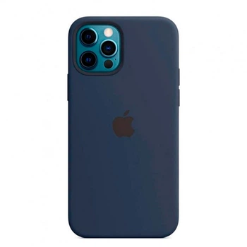 Оригінальний силіконовий чохол для iPhone 14 Pro Dark Blue FULL 66326