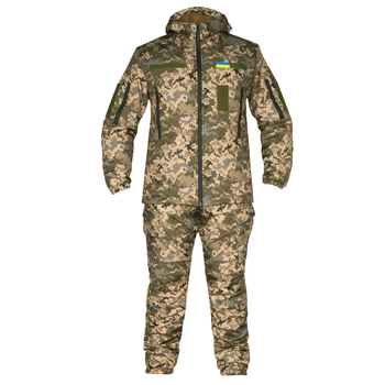 Зимовий костюм ТТХ Softshell MM14 з утеплювачем камуфляж М (48) 2000000148618