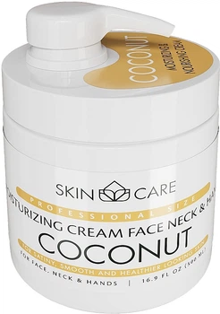 Увлажняющий и питательный крем с кокосом для лица, шеи и рук - Dead Sea Collection Skin Care Coconut Moisturizing & Nourishing Cream 500ml (1157440-1544406-2)