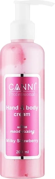 Крем ультраувлажняющий для рук и тела "Клубника со сливками" - Canni Hand & Body Cream 200ml (1161422-1549273-2)