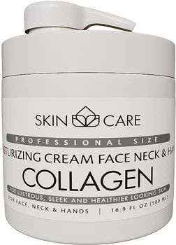 Увлажняющий и питательный крем с коллагеном для лица, шеи и рук - Dead Sea Collection Skin Care Collagen Moisturizing & Nourishing Cream 500ml (1157435-1544415-2)