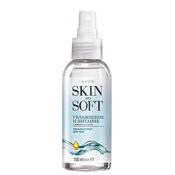 Лосьйон-спрей для тіла "Зволоження та живлення з маслом жожоба" Avon Skin So Soft 100ml (794049-1444263-2)