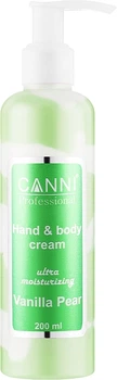 Крем ультразволожуючий для рук та тіла "Ванільна груша" - Canni Hand & Body Cream 200ml (1161418-1549246-2)