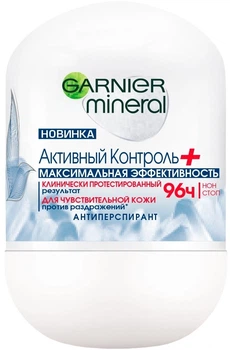 Дезодорант-ролик "Активний контроль" Garnier Mineral Action Control Thermic Deodorant 50ml (816484-738301-2)