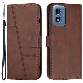 Чохол-книжка з застібкою UniCase Jet Cover для Motorola Moto G24 / G04 / G04s / E14 - Brown