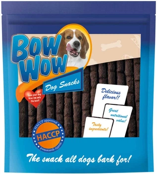 Ласощі для собак Bow wow м'ясні палички з яловичини 420 г/12 см 50 шт/уп (8595042696172)