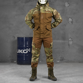 Чоловічий костюм Горка "7.62 Tactical Commando" ріп-стоп куртка + штани з підтяжками мультикам розмір L