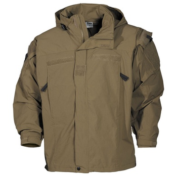 Легкая куртка softshell mfh m level iii gen coyote 5