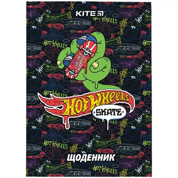 Дневник школьный твердый переплет Kite Hot Wheels HW24-262-2, 67497