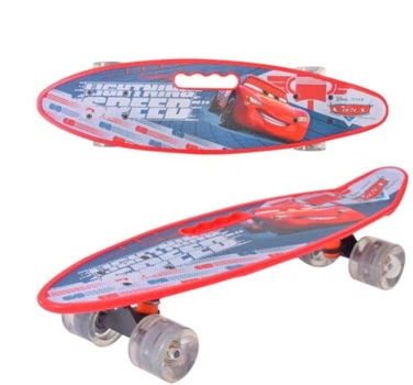 Пенніборд дитячий Тачки Penny board Cars Disney з підсвічуванням коліс