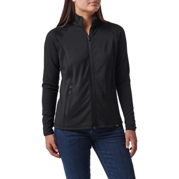 Куртка флісова жіноча 5.11 Tactical Women's Stratos Full Zip XS Black