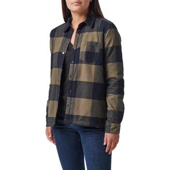 Куртка жіноча 5.11 Tactical Louise Shirt Jacket L Ranger Green Plaid