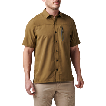 Сорочка тактична 5.11 Tactical Marksman Utility Short Sleeve Shirt S Field green