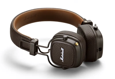 Навушники бездротові Marshall Major III Bluetooth Brown напівзакриті з вбудованим мікрофоном