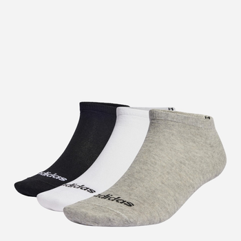 Набір жіночих шкарпеток 3 пари Adidas T Lin Low 3P IC1300 37-39 Чорний/Білий/Сірий (4066746467114)