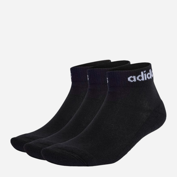Набір жіночих шкарпеток 3 пари Adidas C Lin Ankle 3P IC1303 34-36 Чорних (4066746435496)