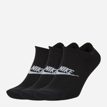 Набір чоловічих шкарпеток 3 пари Nike Nsw Everyday Essential Ns SK0111-010 46-50 Чорних (193145890701)