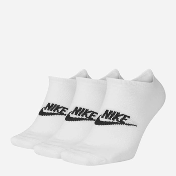 Набір чоловічих шкарпеток 3 пари Nike Nsw Everyday Essential Ns SK0111-100 46-50 Білих (193145890787)