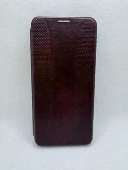 Чохол книжка Premium для Xiaomi Redmi 12C Темно-коричневий