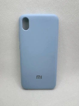 Чехол Silicone Cover для Xiaomi Redmi 7A Светло-голубой