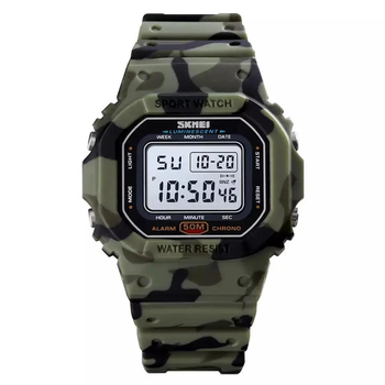 Детские наручные спортивные часы Skmei 1608 (Камуфляж)