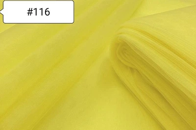 Ткань Фатин Желтый №116