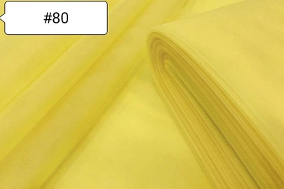 Ткань Фатин Желтый №80