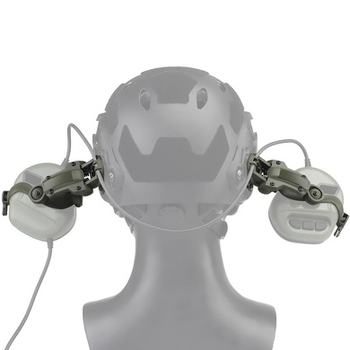Адаптер для навушників Helmet Rail Adapter Olive