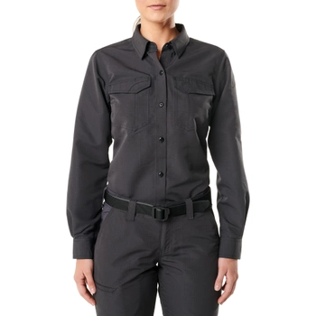 Сорочка тактична жіноча 5.11 Women's Fast-Tac™ Long Sleeve Shirt L Charcoal